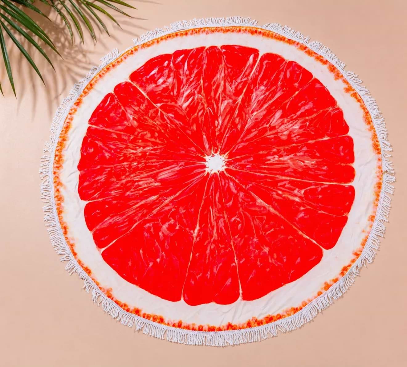Полотенце пляжное MirSon №5056 Summer Time Grapefruit 150x150 см (2200003180701)